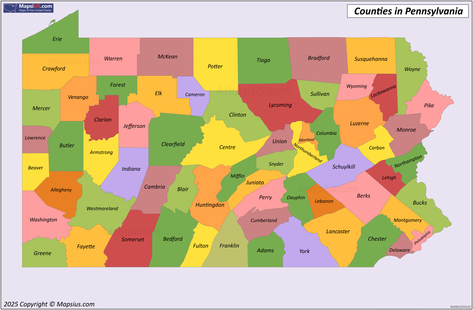 County Map List Of Counties In MapsiUS County Map 