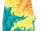 Topography Map Alabama At Tanya Farris Blog