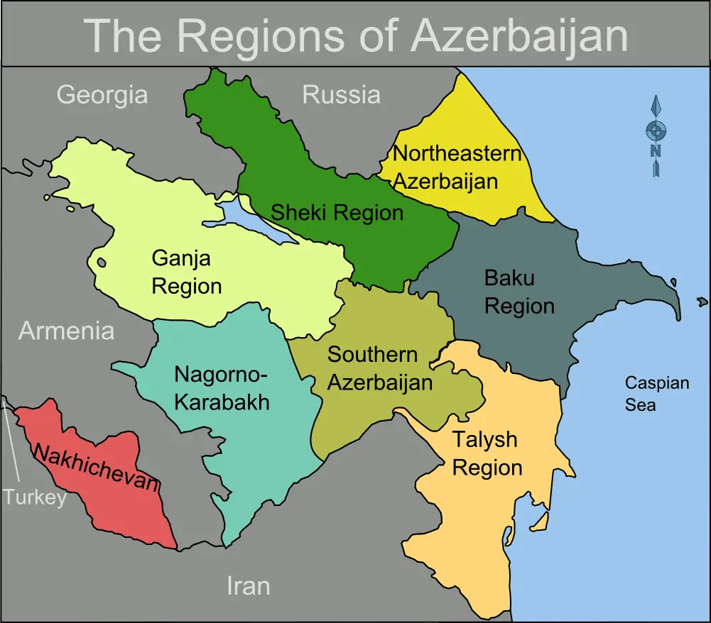 Azerbaijan Regions Mapsof Net Azerbaijan Regions 