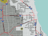 Chicago Overview Map Mapsof Net