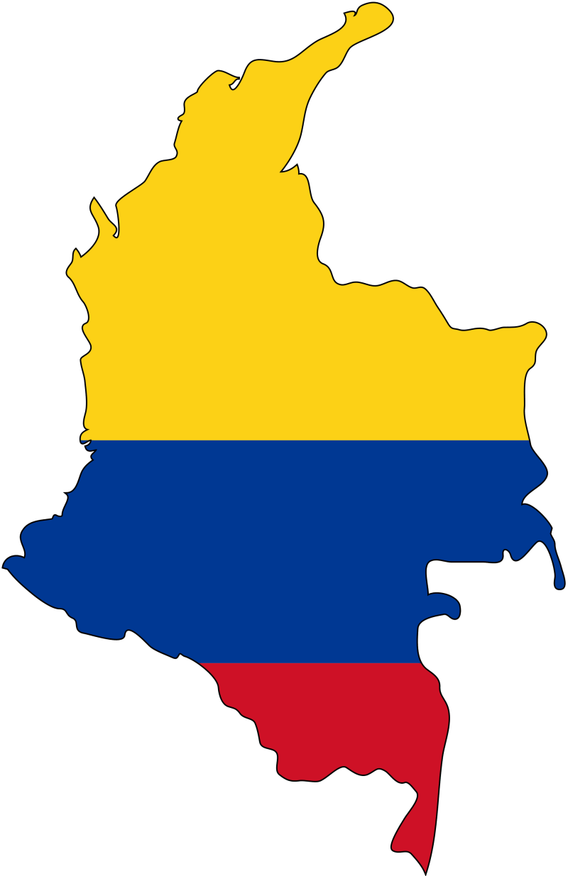 Mapa Colombia Fut Mapsof Net - Creative 8K Gradient Designs | Free Download