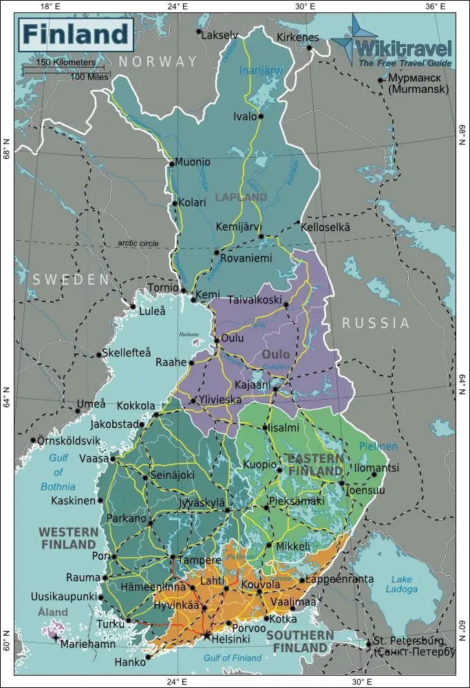 Finland 1920 Mapsof Net - Premium Nature Illustration Gallery - HD