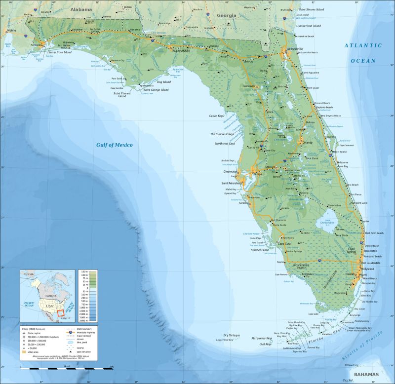 Florida Reference Map Mapsof Net - Geometric Pictures - Premium Mobile Collection