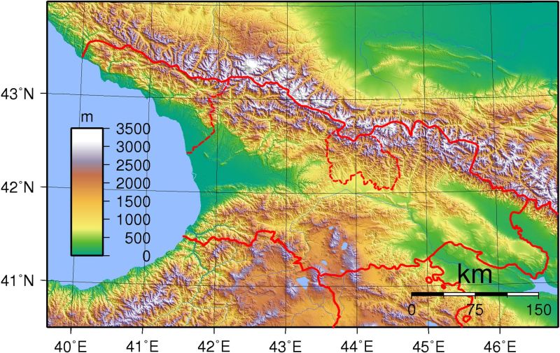 Georgia Reference Map Mapsof Net - Classic Space Wallpaper - Mobile