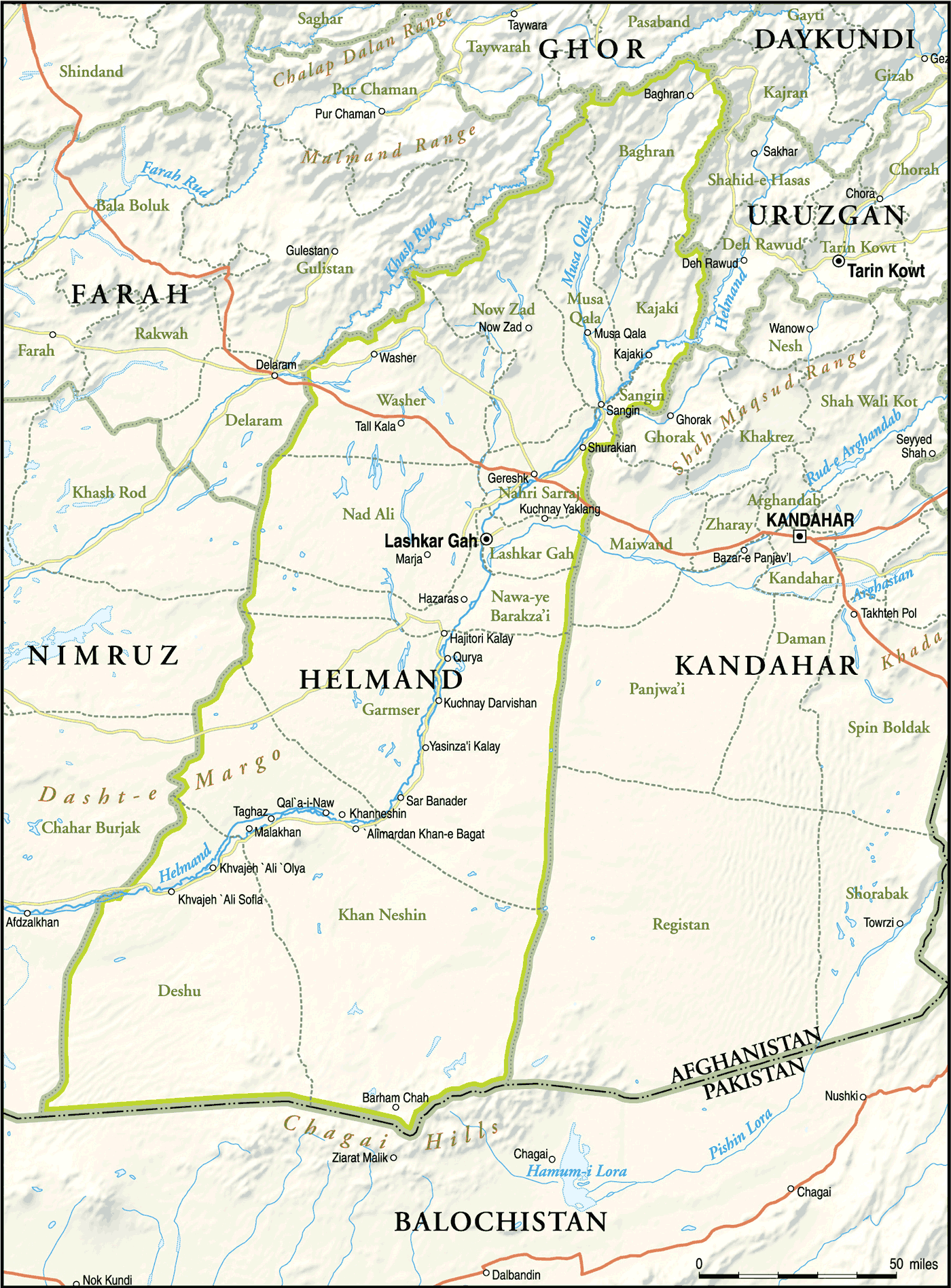 Helmand Province Afghanistan MapSof Net Helmand Province Afghanistan 