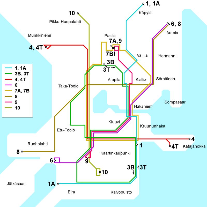 Helsinki Road Map Mapsof Net - Premium Geometric Illustration Gallery - Desktop