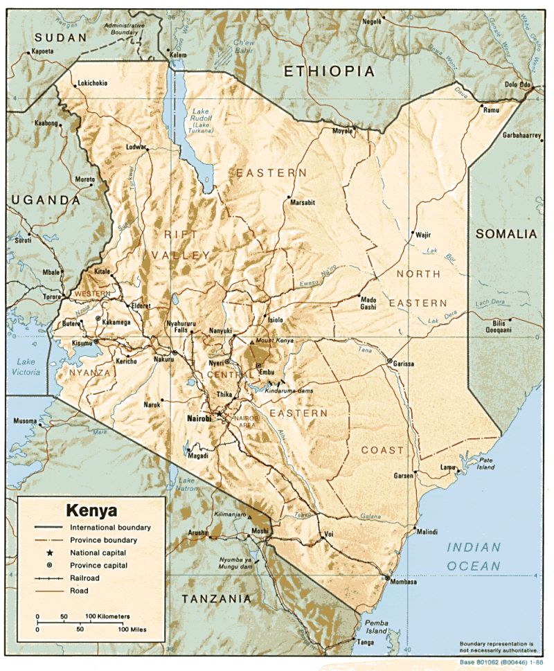 Kenya Political Map Mapsof Net - Retina City Photos for Desktop