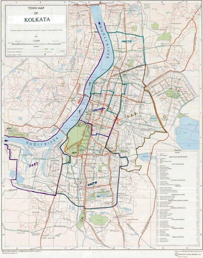 Kolkata Map Toursmaps Com - Download Amazing Geometric Art | 8K