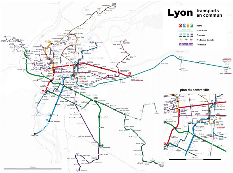 Lyon Transport Map Mapsof Net - Best Sunset Wallpapers in Retina