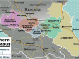 North Caucasus Regions Map Mapsof Net