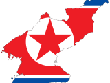 North Korea Flag Map Mapsof Net