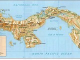 Panama Topographic Map Mapsof Net