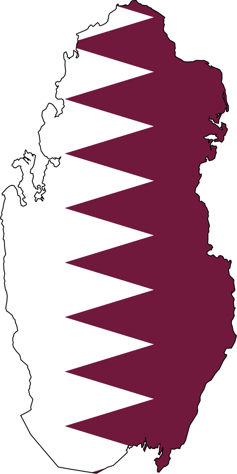 Qatar Tourist Map Mapsof Net - Premium Sunset Pattern Gallery - HD