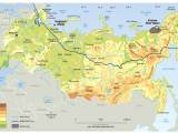 Russia Physical Mapsof Net