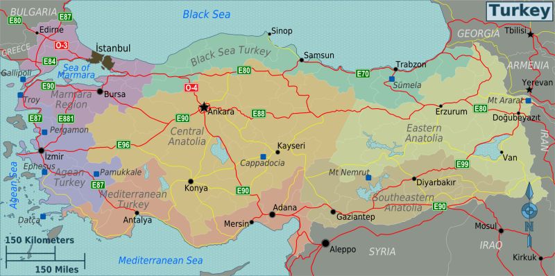 Turkey Political Map Mapsof Net - Download Gorgeous Gradient Photo | HD