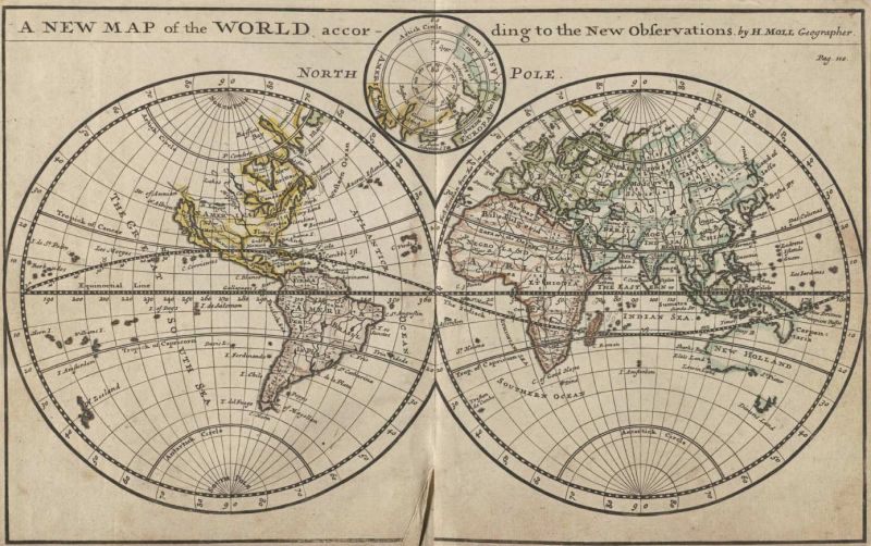 World Historical Map 1796 Mapsof Net - Download Elegant Colorful Photo | Retina