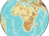 Africa Physical Map Globe Mapsof Net