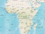 Africa Countries Physical Map Mapsof Net