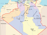 Algeria Political Map Mapsof Net