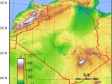 Algeria Topography Mapsof Net