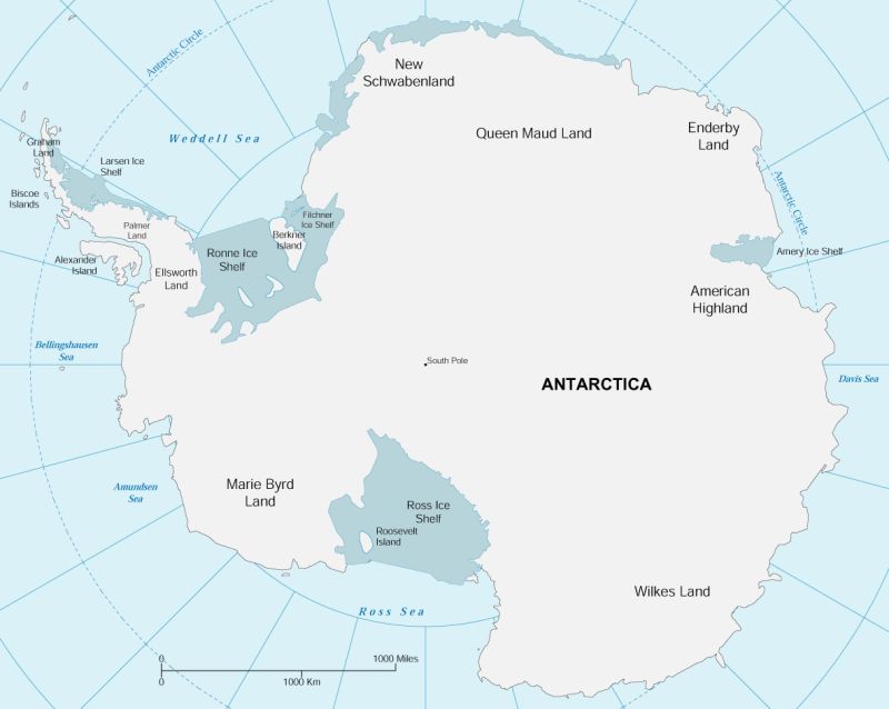 Antarctica Map Mapsof Net - Minimal Picture Collection - 8K Quality