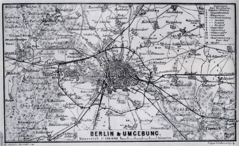 Berlin Map 1885 Mapsof Net - Premium Geometric Pattern Gallery - 8K