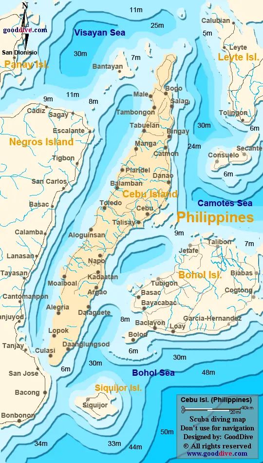 Cebu Map Mapsof Net - HD Vintage Backgrounds for Desktop
