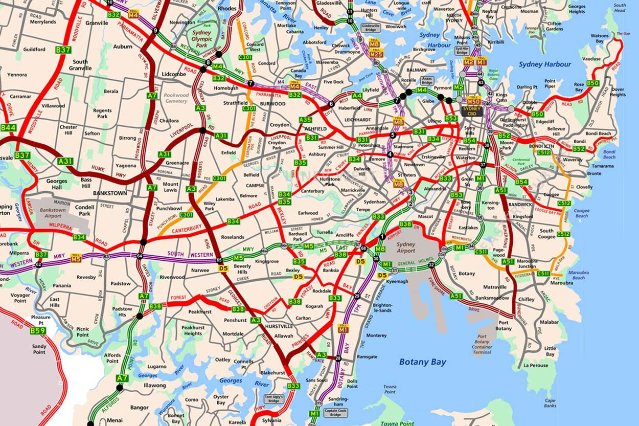 What Is Greater Sydney Area Map At Ryan Fitzsimons Blog City Centeral Map Of Sydney 