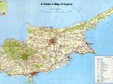 Cyprus Tourist Map Mapsof Net