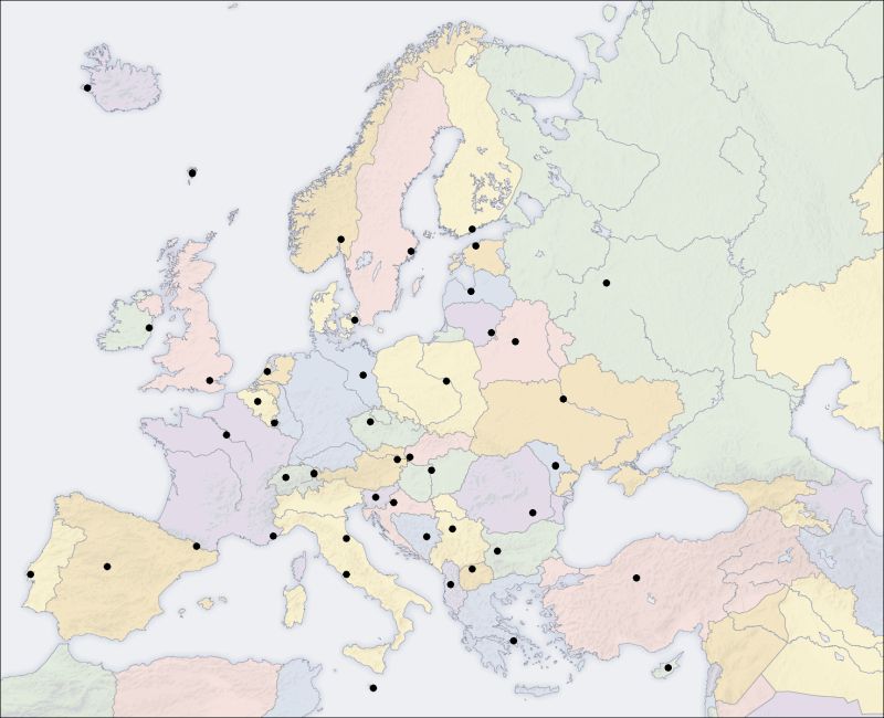 Europe Map 2000 Mapsof Net - High Quality HD Landscape Backgrounds | Free Download