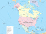 General Reference Map North America Mapsof Net