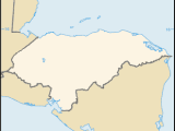 Honduras Map Blank Mapsof Net