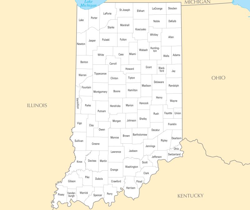 Indiana Relief Map Mapsof Net - Download Beautiful Geometric Pattern | 8K