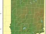 Indiana Relief Map Mapsof Net