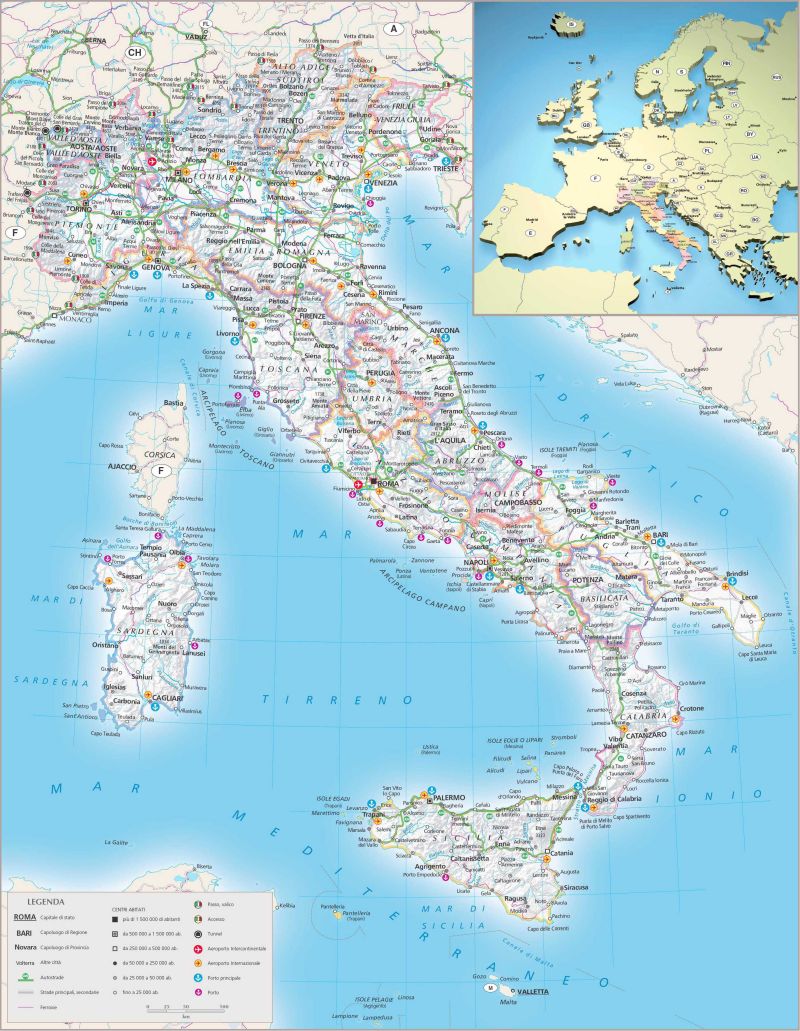 Where Is Italy Located Mapsof Net - Creative HD Ocean Patterns | Free Download