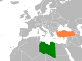 Libya Turkey Locator Mapsof Net