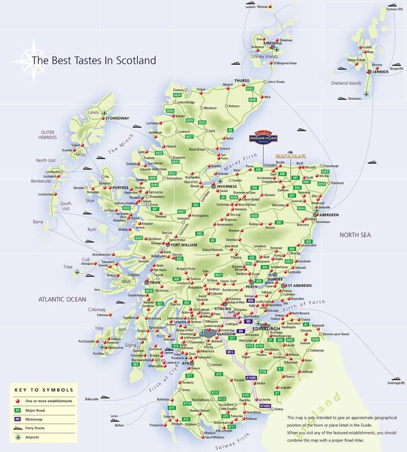 Old Map Of Scotland Mapsof Net - Sunset Design Collection - HD Quality
