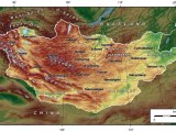 Map Of Mongolia Topographic De Mapsof Net