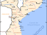 Mozambique Map Cities Mapsof Net