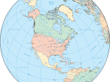 North America Globe Mapsof Net
