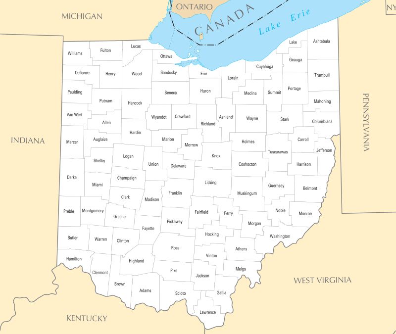 Ohio County Map By Zip Code - Elegant Full HD Light Images | Free Download