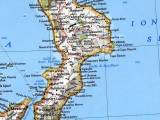Physical Map Calabria Mapsof Net