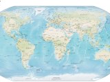 Physical World Map 2012 Mapsof Net