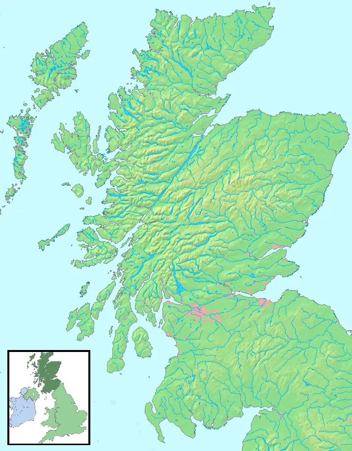 Scotland Map Fr Mapsof Net - Best Geometric Designs in High Resolution