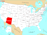 Where Is Arizona Located Mapsof Net