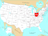 Where Is Ohio Located Mapsof Net