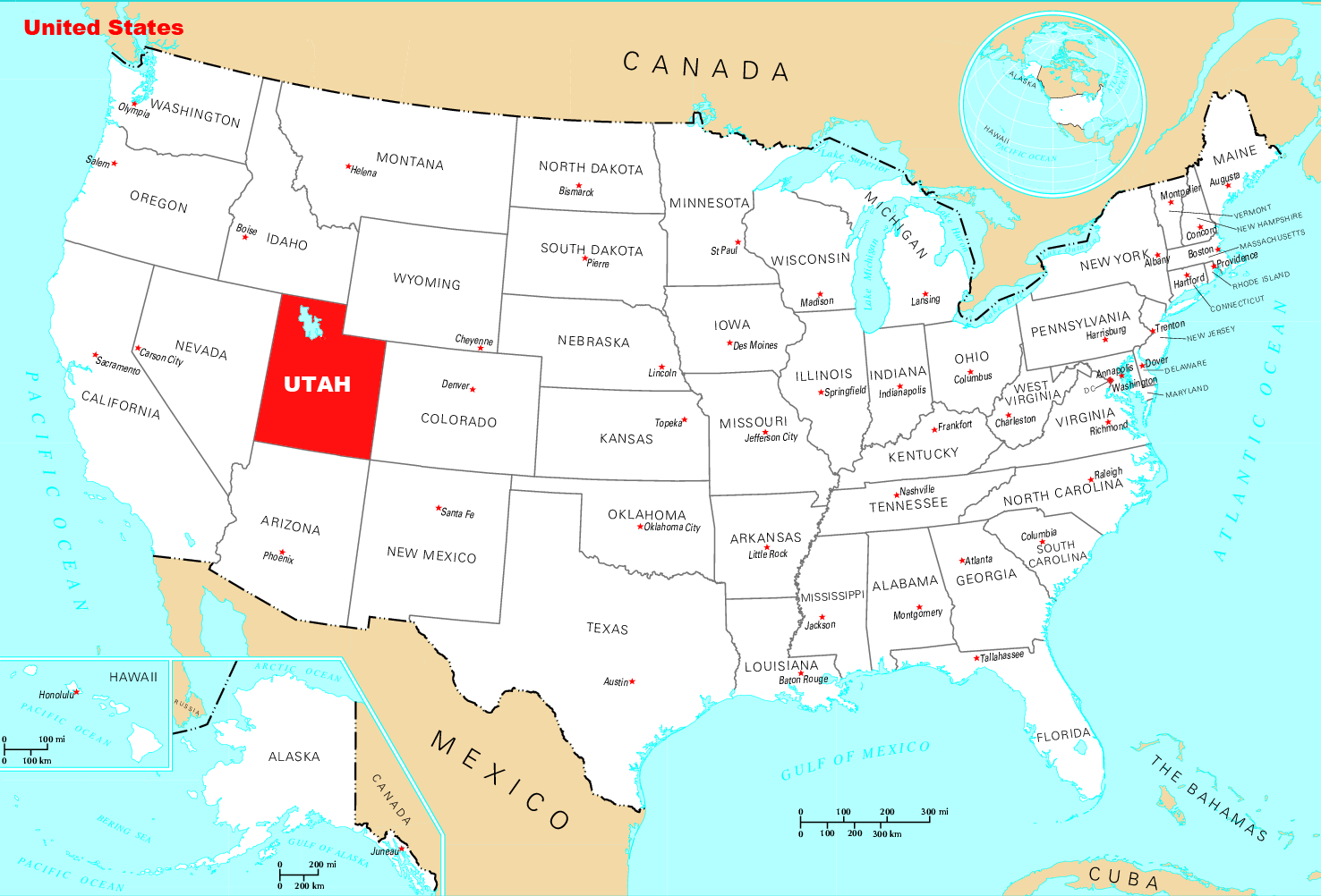 Where Is Utah Located Mapsof Net Where Is Utah Located 