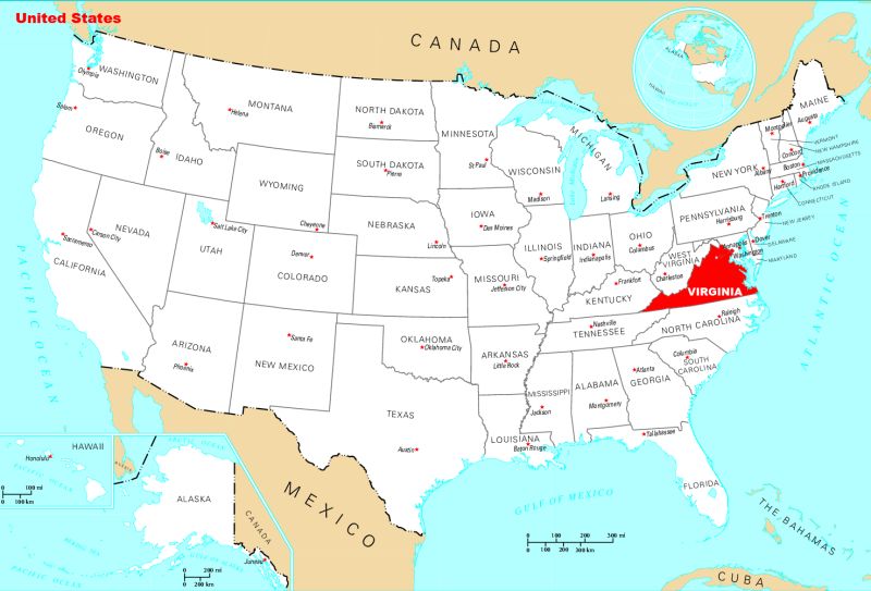 Virginia Cities And Towns Mapsof Net - Download Creative Ocean Picture | High Resolution