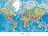 World Physical Map With Cities Mapsof Net