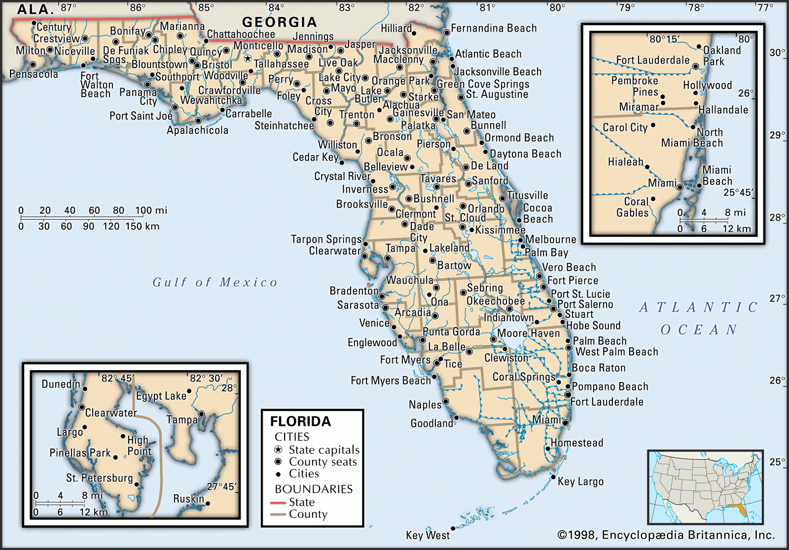 Map Of Northwest Florida Maps Cities And Counties Image.